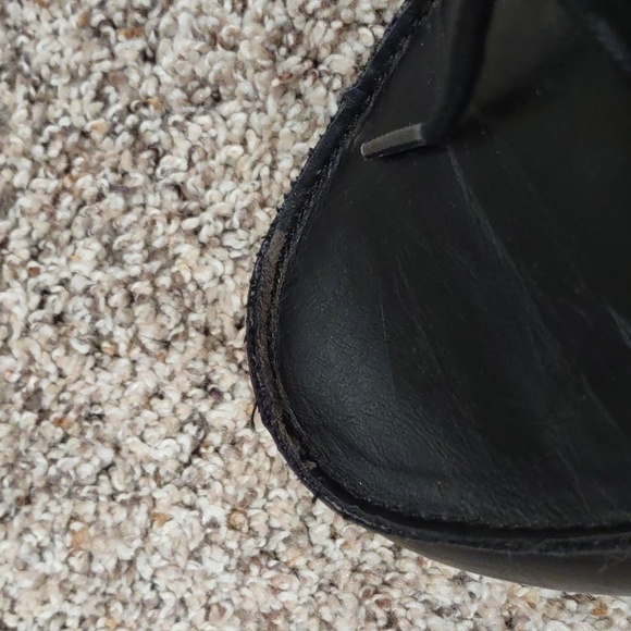 Boots dress casual, Max + Jake, Brayden, black with tan, size 7 - Picture 12 of 14